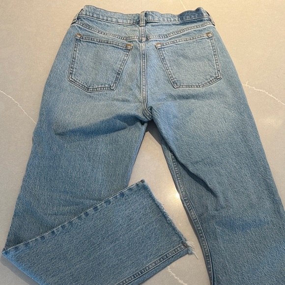 NWOT Abercrombie The 90’s Straight Mid Rise in Curve Love - Picture 4 of 5